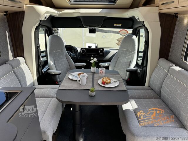 Camping-car semi-intégré EURAMOBIL Profila T 726 EF MBUX FAS 3X MONDIAL PAKETE 4,5t