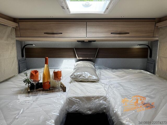 Camping-car semi-intégré EURAMOBIL Profila T 726 EF MBUX FAS 3X MONDIAL PAKETE 4,5t