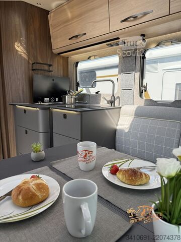 Camping-car semi-intégré EURAMOBIL Profila T 726 EF 3xMondial Pakete FAS 4,5t. MBUX