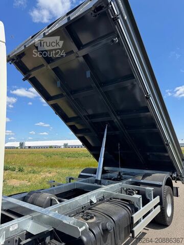 3-Seiten-Kipper DAF LF 180 3 KANT KIPPER EURO6 NIEUWSTAAT!