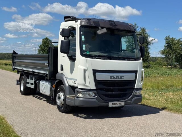 3-Seiten-Kipper DAF LF 180 3 KANT KIPPER EURO6 NIEUWSTAAT!