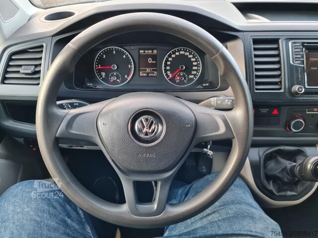 Kassevogn VW T6 Kasten DoKa 6-Sitze lang AHK ALU LED NAVI KLIMA