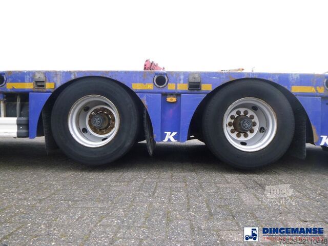 Low loader Kassbohrer 5-axle semi-lowbed trailer 84 t + ramps