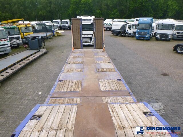 Nízký nakladač Kassbohrer 5-axle semi-lowbed trailer 84 t + ramps