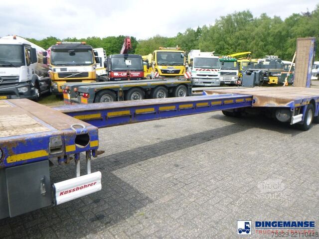 Nízký nakladač Kassbohrer 5-axle semi-lowbed trailer 84 t + ramps