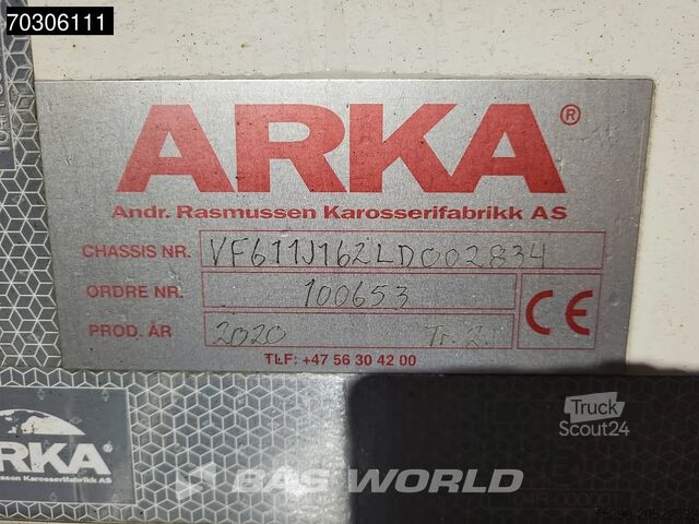 Gesloten bak Renault T 380 T 4X2 19tonner 2000kg Ladebordwand Full A...