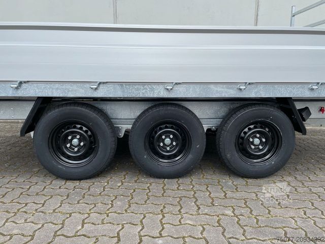 Třístranný sklápěcí přívěs HAPERT Cobalt HM-3, 405x200, 3500kg, Parabelfederung