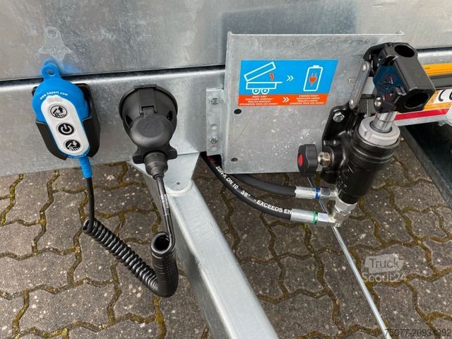 Třístranný sklápěcí přívěs HAPERT Cobalt HM-3, 405x200, 3500kg, Parabelfederung