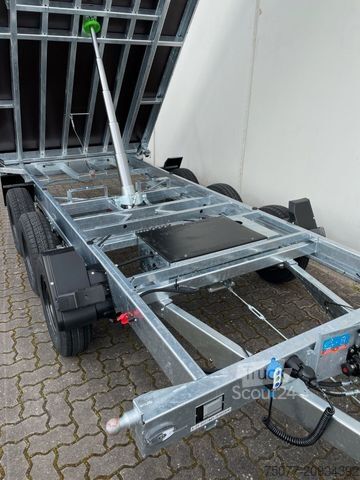 Třístranný sklápěcí přívěs HAPERT Cobalt HM-3, 405x200, 3500kg, Parabelfederung