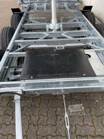 Třístranný sklápěcí přívěs HAPERT Cobalt HM-3, 405x200, 3500kg, Parabelfederung