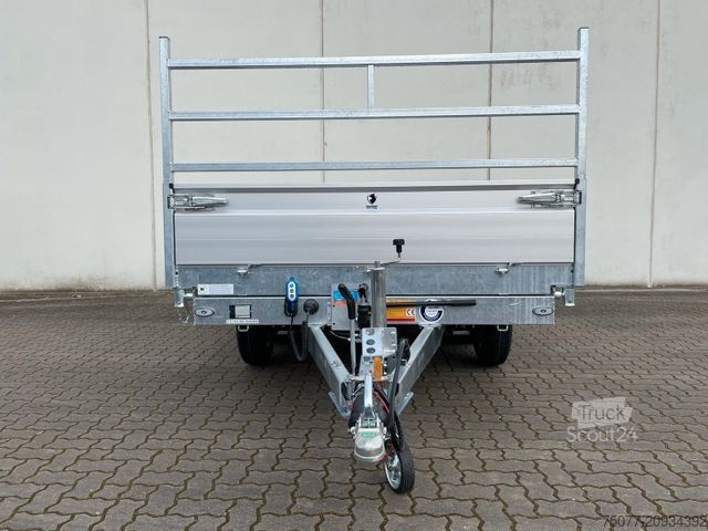 Třístranný sklápěcí přívěs HAPERT Cobalt HM-3, 405x200, 3500kg, Parabelfederung