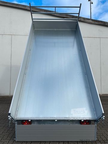 Třístranný sklápěcí přívěs HAPERT Cobalt HM-3, 405x200, 3500kg, Parabelfederung