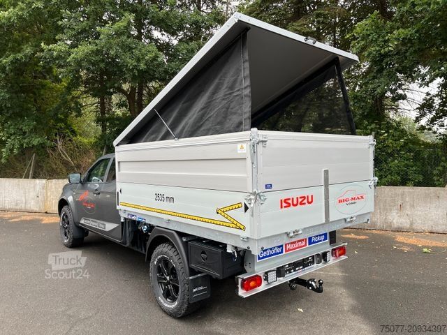 Kravas mikroautobuss ar pašizgāzēju ISUZU D-Max Space Cab L AT BIG-MAX L2+Kipper Schredder