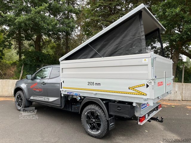 Kravas mikroautobuss ar pašizgāzēju ISUZU D-Max Space Cab L AT BIG-MAX L2+Kipper Schredder