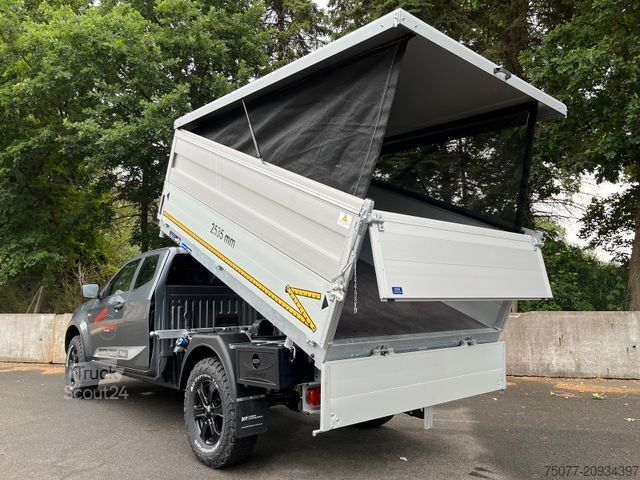 Kravas mikroautobuss ar pašizgāzēju ISUZU D-Max Space Cab L AT BIG-MAX L2+Kipper Schredder