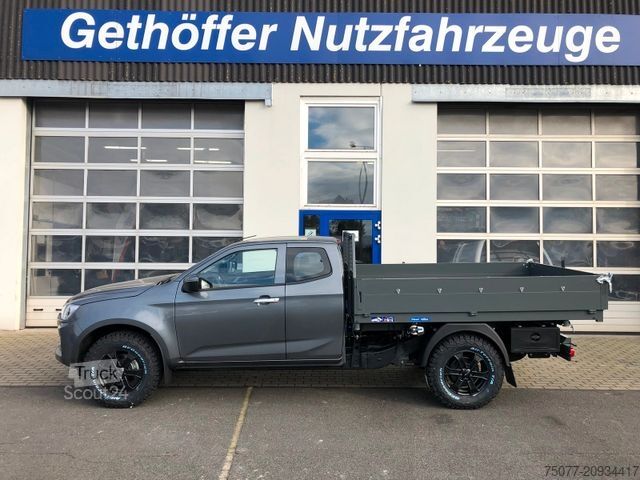 Kravas mikroautobuss ar pašizgāzēju ISUZU D-Max BIG-MAX L2 Space Cab LS AT mit Kipper MY23