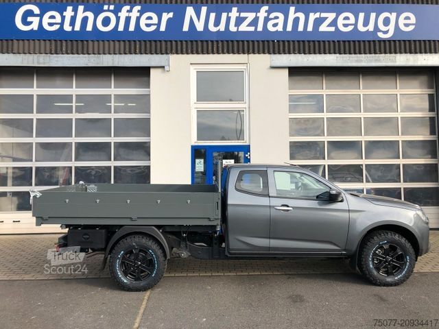 Kravas mikroautobuss ar pašizgāzēju ISUZU D-Max BIG-MAX L2 Space Cab LS AT mit Kipper MY23
