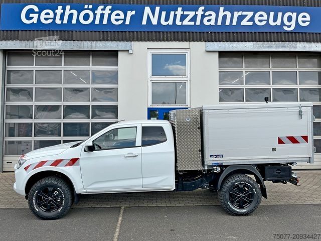 Kravas mikroautobuss ar pašizgāzēju ISUZU D-Max Space Cab LS AT BIG-MAX L2Kipper Schredder