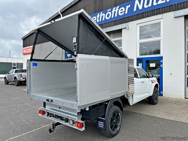 Kravas mikroautobuss ar pašizgāzēju ISUZU D-Max Space Cab LS AT BIG-MAX L2Kipper Schredder