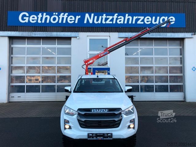 Pick-up skåpbil ISUZU D-Max Space Cab LS AT+Pritsche Kran+ SOFORT+