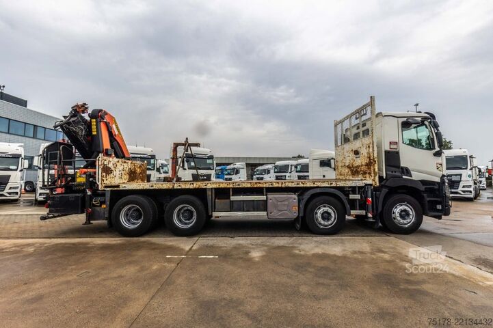 Plataforma de carga RENAULT C 380 DXI+Palfinger 26 T/m+5EXT.
