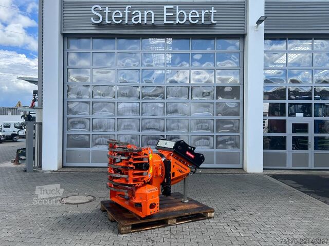 Westtech WG1600 7-pirštų griebtuvai / pjūklas / OQ70/55 / DEMONSTRACINIS Westtech WG1600 7-Finger Greifer / Säge / OQ70/55 / DEMO