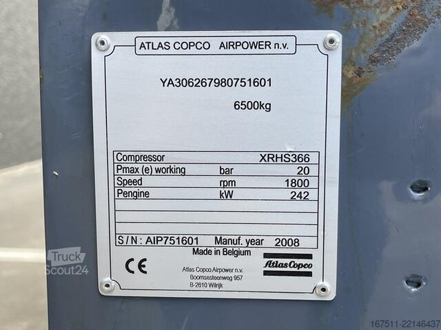 Compresor Atlas Copco XRHS 366