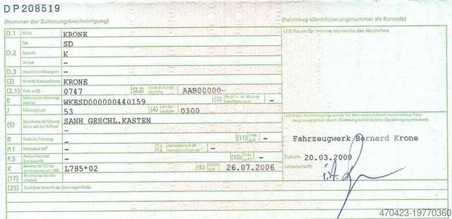 Skåpsemitrailer KRONE SDK 27 Dry Liner*Stahlkoffer