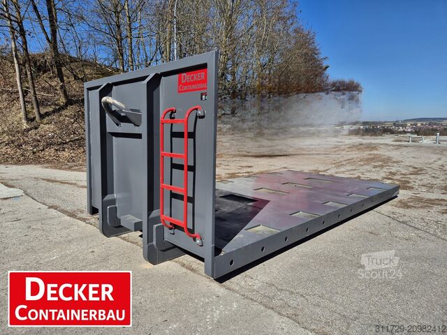 Conteneur à benne amovible Decker Containerbau Plattform, Gitterbox,Abrollcontainer