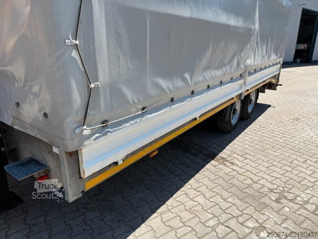 Lavtloader trailer WOERMANN Tieflader Anhänger mit Rampen