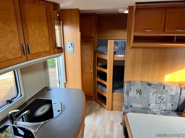 Caravane HOBBY 560 Kmfe Etagenbetten Mover Festbett Vorzelt