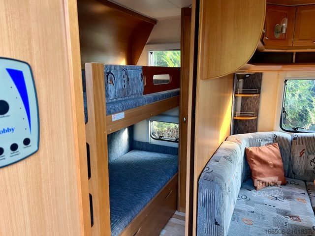 Caravane HOBBY 560 Kmfe Etagenbetten Mover Festbett Vorzelt