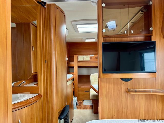 Caravane HOBBY 500 Kmfe Etagenbetten Festbett  Luftvorzelt