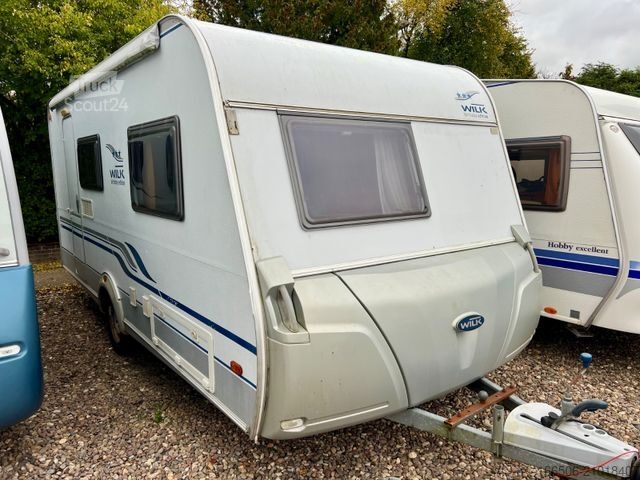 Wohnwagen WILK 450 HTD Mover Vorzelt Markise Festbett