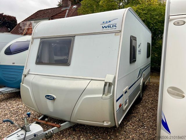 Wohnwagen WILK 450 HTD Mover Vorzelt Markise Festbett