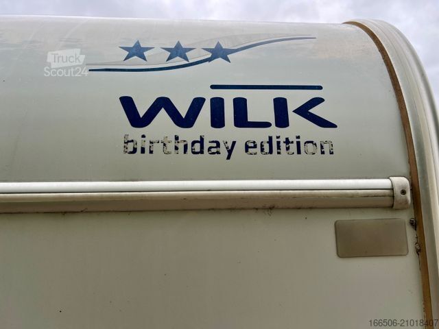 Wohnwagen WILK 450 HTD Mover Vorzelt Markise Festbett