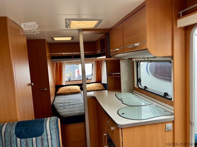 Wohnwagen WILK 450 HTD Mover Vorzelt Markise Festbett