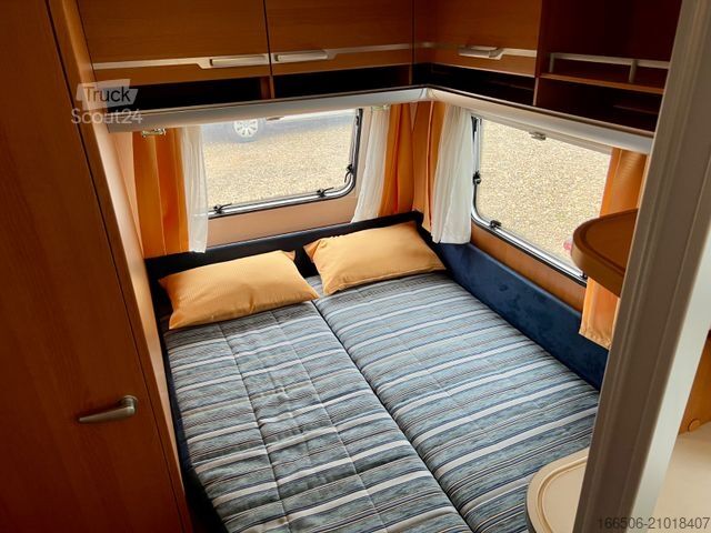 Wohnwagen WILK 450 HTD Mover Vorzelt Markise Festbett