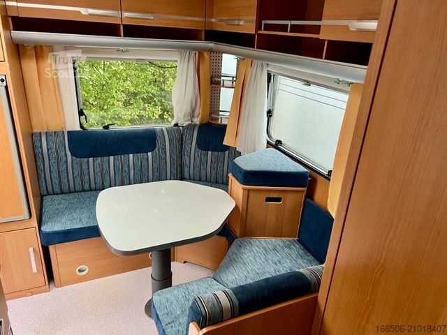 Wohnwagen WILK 450 HTD Mover Vorzelt Markise Festbett