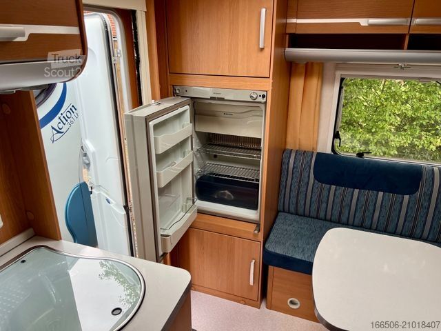 Wohnwagen WILK 450 HTD Mover Vorzelt Markise Festbett