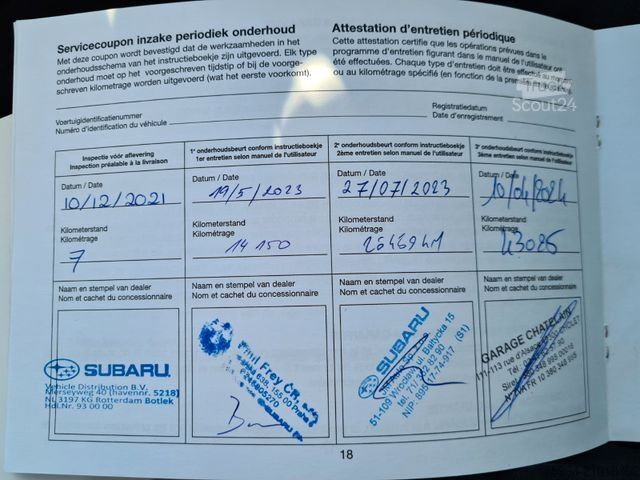 Fourgon SUBARU Impreza Exclusive 1.6 AUT - ASSISTS - LED - CAM