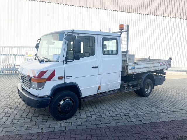Driezijdige kipper bestelwagen Mercedes-Benz Vario 816 D 4x2 Doka Vario 816 D 4x2 Doka, 2x AHK, Meiller Kipper