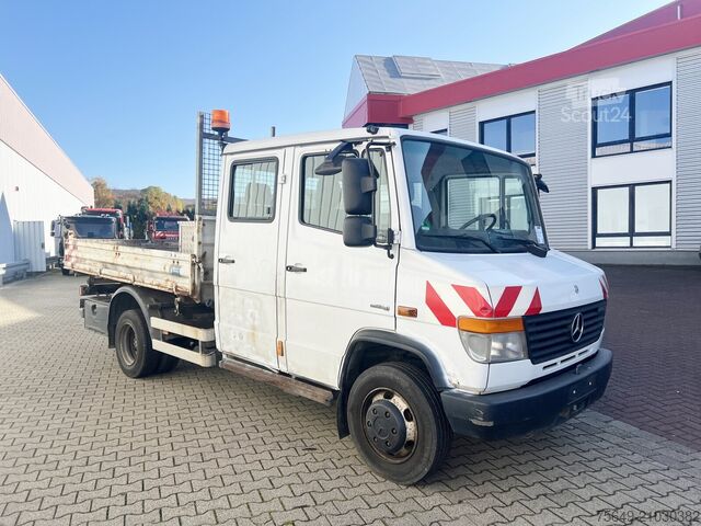 Driezijdige kipper bestelwagen Mercedes-Benz Vario 816 D 4x2 Doka Vario 816 D 4x2 Doka, 2x AHK, Meiller Kipper