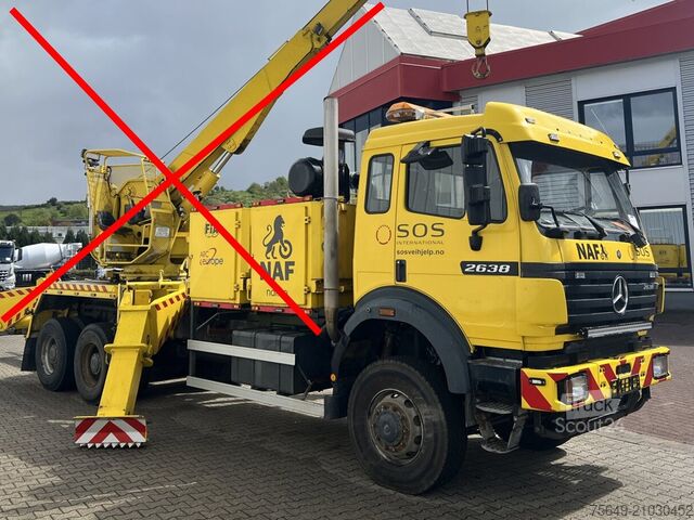Châssis de camion Mercedes-Benz SK II 2638/44 A 6x6 SK II 2638/44 A 6x6, V8, Retarder
