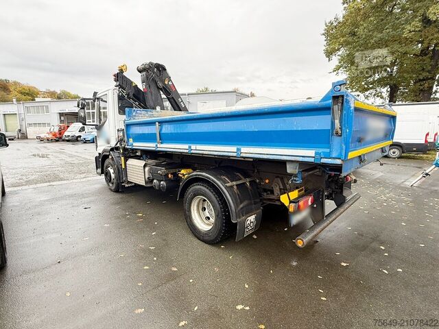 Üç taraflı damperli kamyon Iveco EuroCargo ML160E28K 4x2 EuroCargo ML160E28K 4x2, Kran Hiab 099E-3 HiDuo, Funk