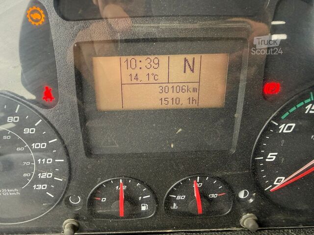 Üç taraflı damperli kamyon Iveco EuroCargo ML160E28K 4x2 EuroCargo ML160E28K 4x2, Kran Hiab 099E-3 HiDuo, Funk