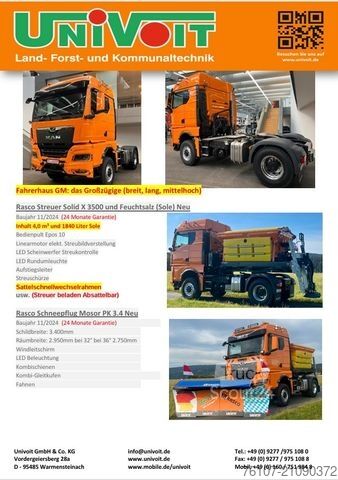 Standard SZM MAN TGS 18.520 Allrad Hyd Streuer Schneepflug Winter