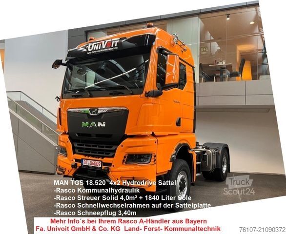Standard SZM MAN TGS 18.520 Allrad Hyd Streuer Schneepflug Winter