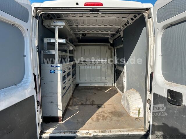 Fourgon surélevé FIAT Ducato Kasten 35 140 L2H2 Sortimo Fahrzeugregal