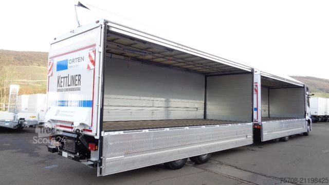 Drankentruck MERCEDES-BENZ 2545 Actros*7,7 m Schwenkwand*NLA*LBW*kpl. Zug